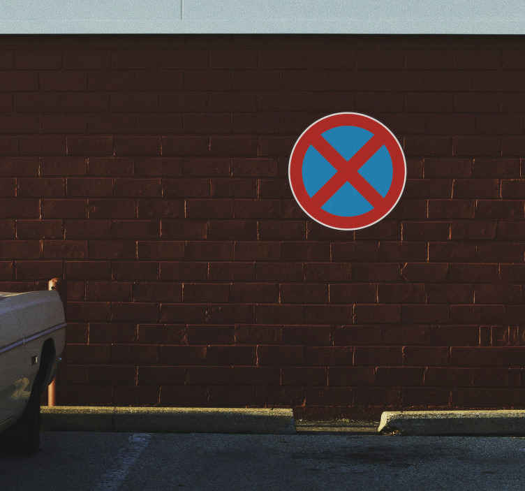 parken verboten aufkleber 3200