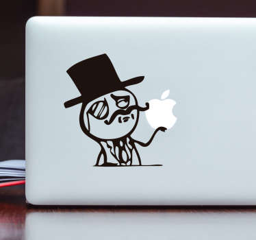 Aufkleber Gentleman Meme