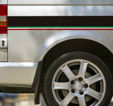 Autoaufkleber italienischer Streifen
