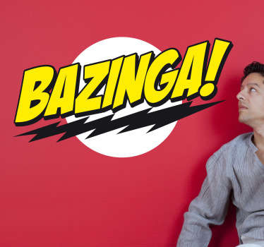 Bazinga Big Bang Theory Sticker