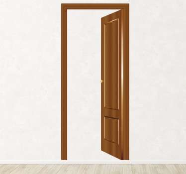 3D Wandtattoo Falsche Tür