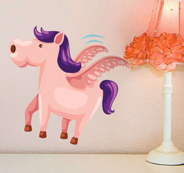 Flügelpferd Aufkleber