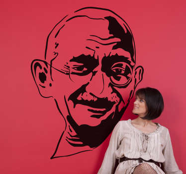 Gandhi Aufkleber