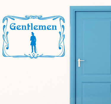 Gentlemen Aufkleber