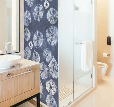 Glasaufkleber Batikoptik