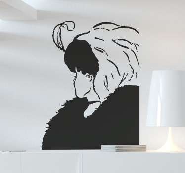 Junge oder alte Frau Wandtattoo