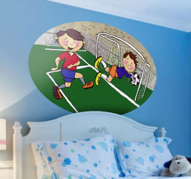 Kinder Aufkleber Fußball