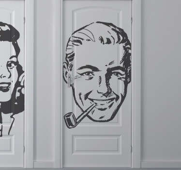 Mann der 40er Jahre Aufkleber