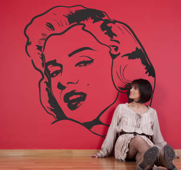 Marilyn Monroe Aufkleber