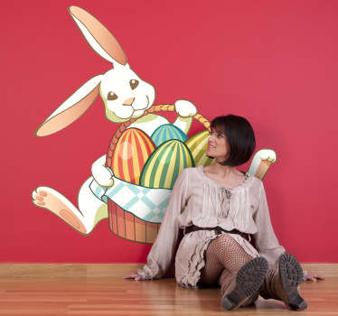 Osterhase Aufkleber