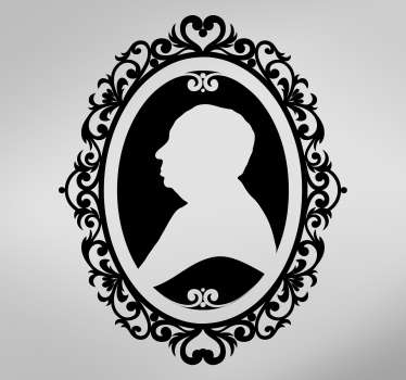 Persönliches Porträt Aufkleber