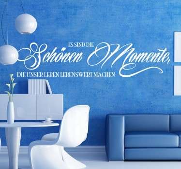 Schöne Momente Sticker