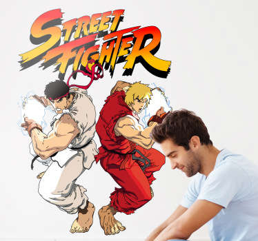 Street Fighter Poster Sticker
