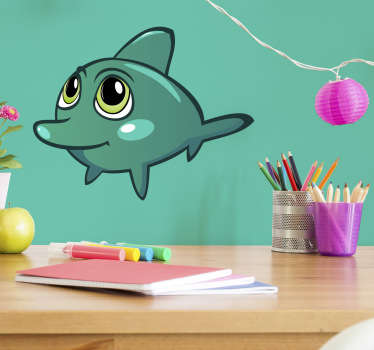 Wandsticker Baby Delfin