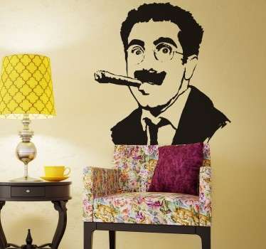 Wandtattoo Groucho Marx