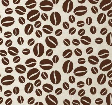 Wandtattoo Kaffeebohnen