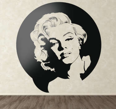 Wandtattoo Marilyn Monroe