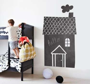 Wandtattoo Tafelfolie Wohnhaus