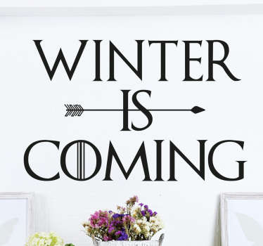 Wandtattoo Winter is coming
