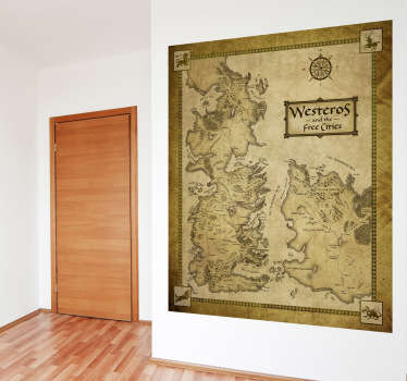 Westeros Karte Sticker