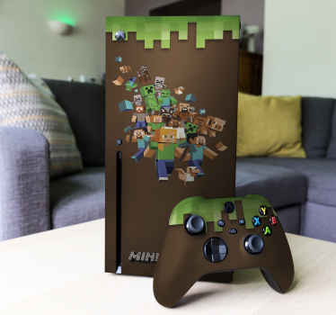 XBox Aufkleber Minecraft