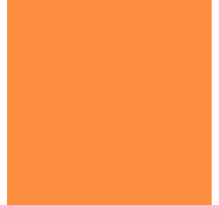 Rollo für Küche orange einfarbig - TenStickers