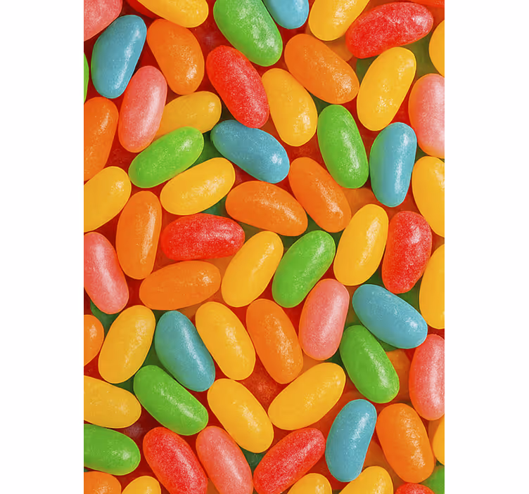 Rollo für Küche bunte jelly beans - TenStickers