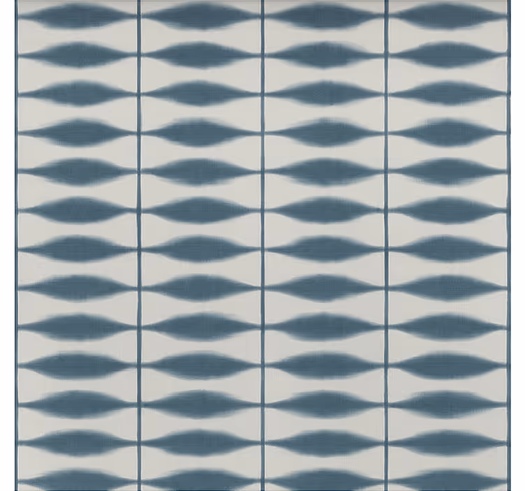 Rollo Fenster Badezimmer shibori-denim - TenStickers