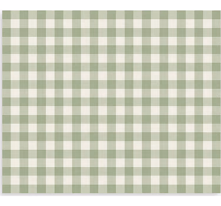 Rollo für Küche grünes stoffmuster - TenStickers