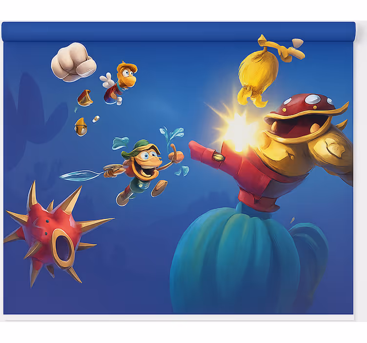 Rollo Fenster Gamer gaming-kampf-zusammenstoß - TenStickers