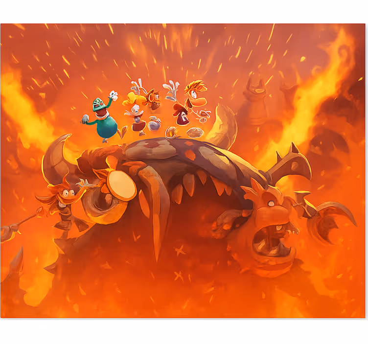 Rollo Fenster Gamer feuriger sieg auf monster - TenStickers