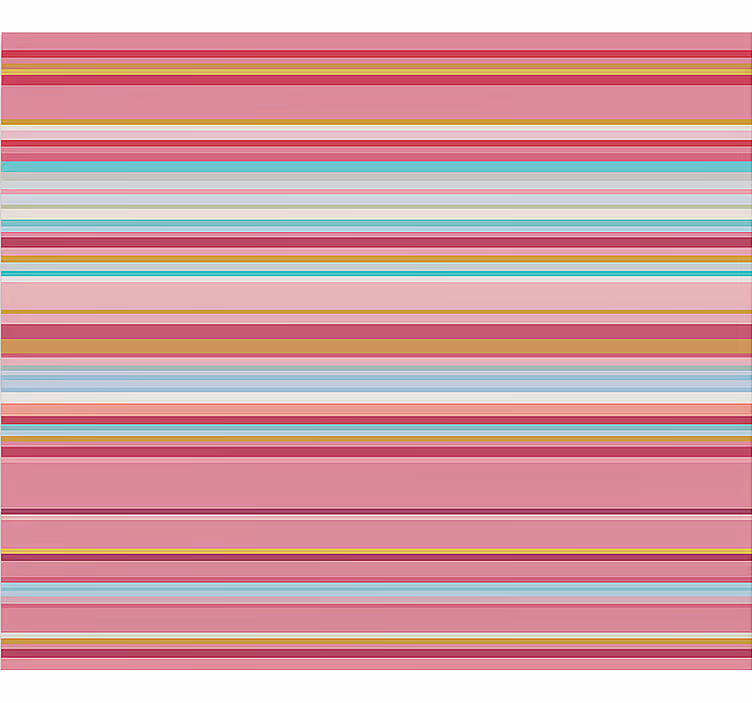 Rollo Fenster Jugendzimmer rosa streifenmuster - TenStickers