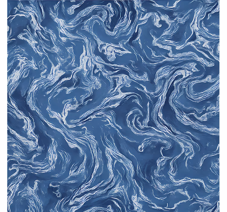 Rollo Fenster Jugendzimmer indigo marmor abstrakt - TenStickers