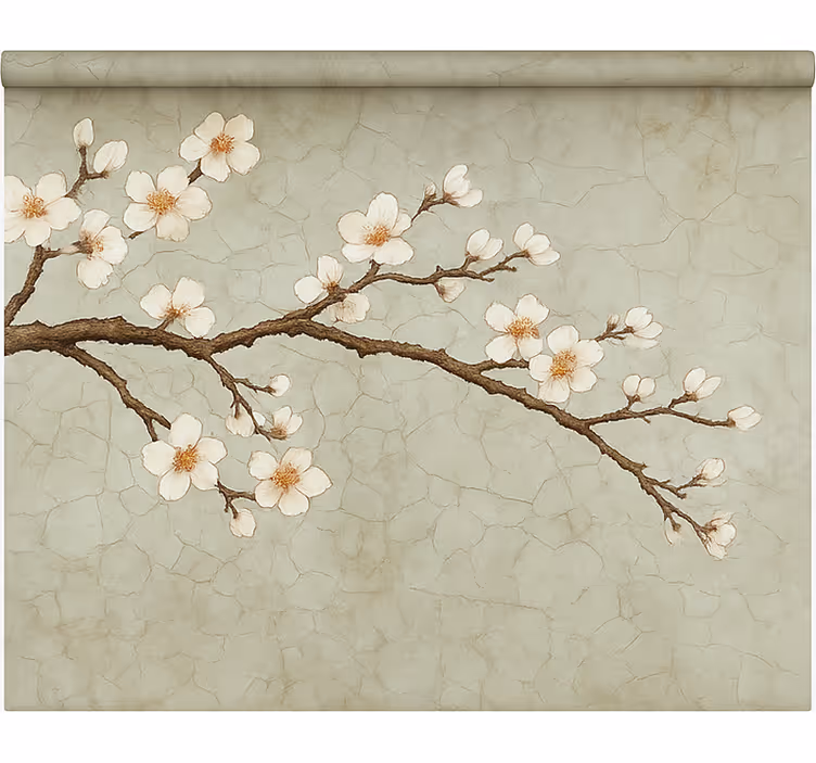 Rollo esszimmer blühender japanischer baum - TenStickers