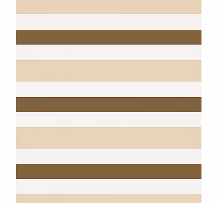 Rollo esszimmer braun-beige streifenmuster - TenStickers