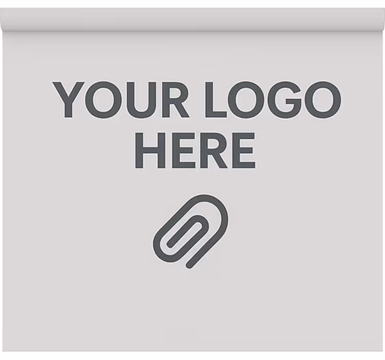 Rollo fenster home office mit personalisiertem logo - TenStickers