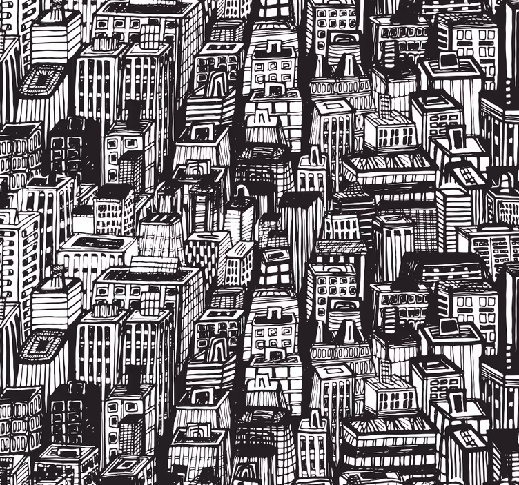Rollo büro new yorker wolkenkratzer - TenStickers