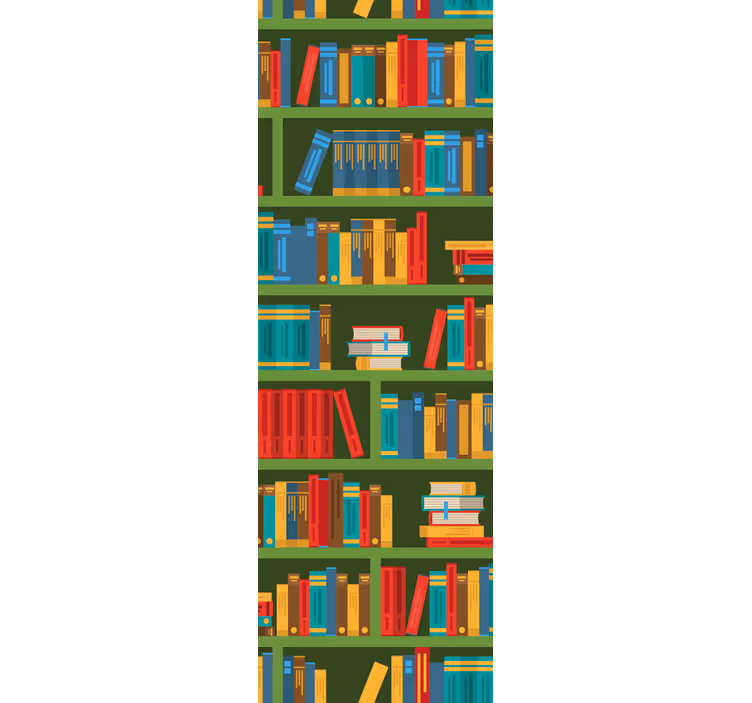 Rollo büro im vintage-grün für die bibliothek - TenStickers