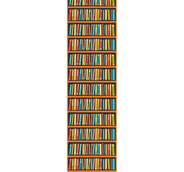 Rollo büro vollfarbige bibliothek - TenStickers