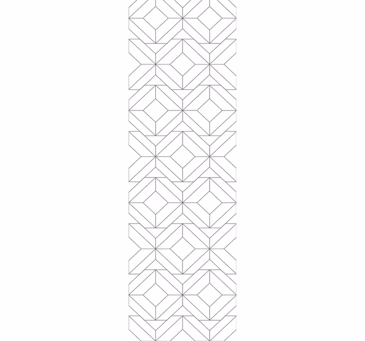 Rollo büro mit geometrischem weißen muster - TenStickers