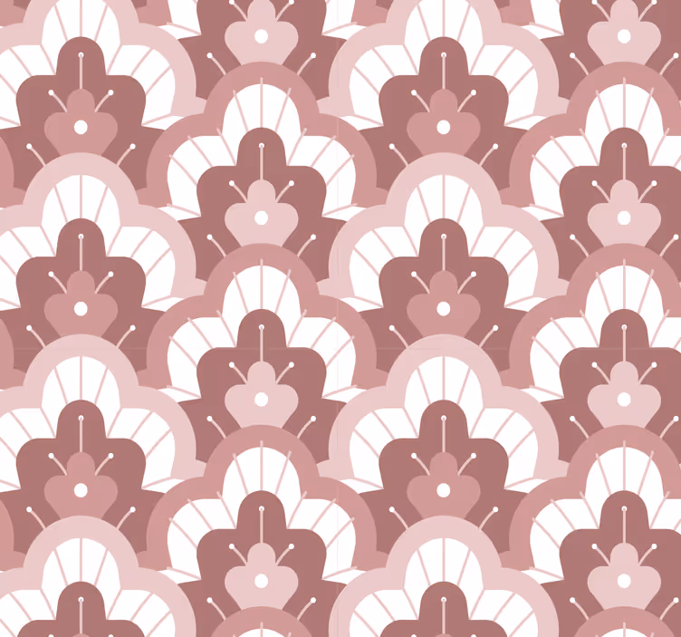 Rollo esszimmer im vintage-rosa design - TenStickers