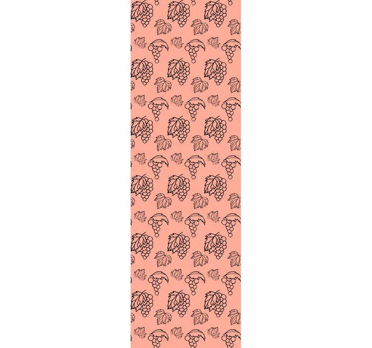 Rollo für küche mit traubenmuster - TenStickers