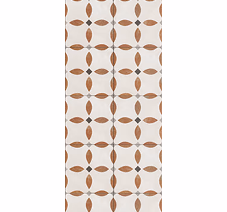 Rollo für küche mit beigem geometrischem muster - TenStickers