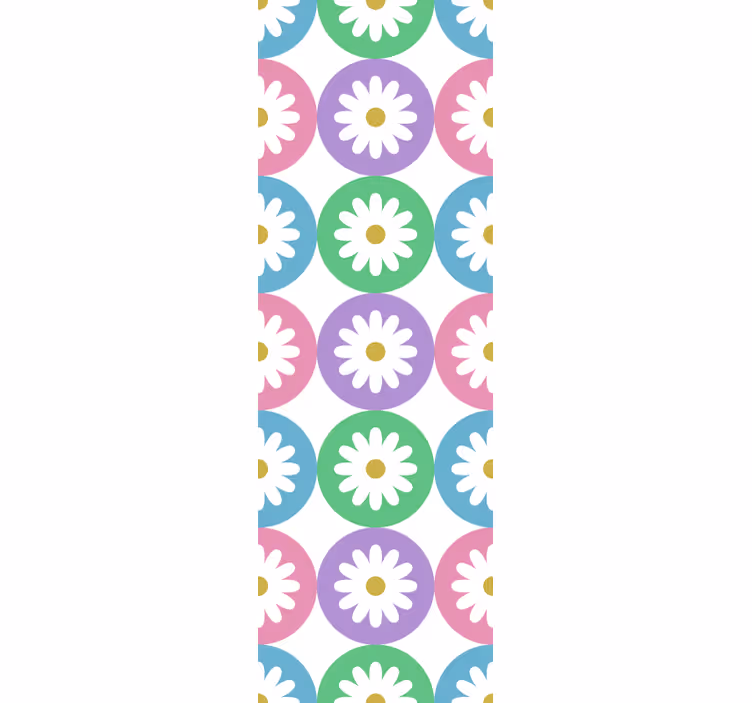 Rollo für küche mit gänseblümchenmuster - TenStickers
