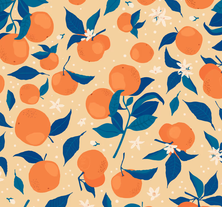 Rollo für küche orangenblüte - TenStickers
