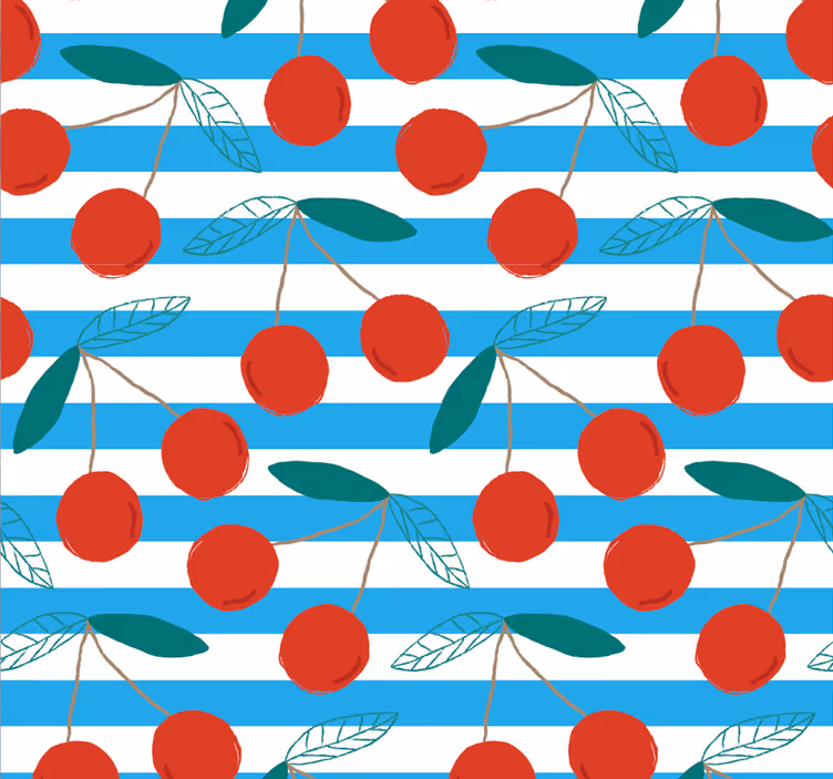 Rollo für küche mit abstraktem obstmuster - TenStickers