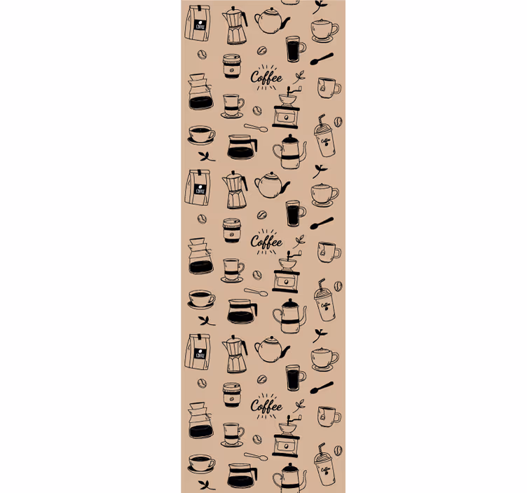 Rollo für küche mit kaffeemotiv - TenStickers