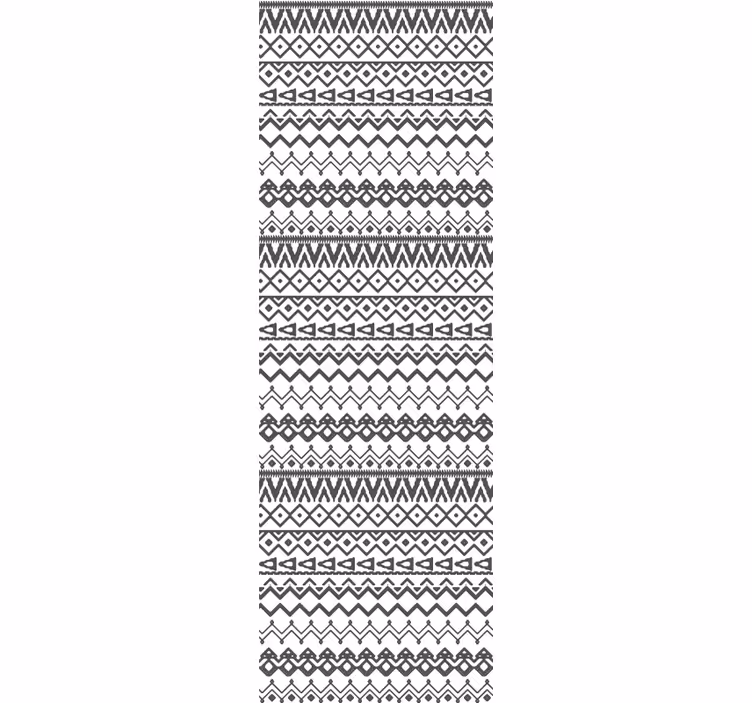Rollo für küche mit handgezeichnetem tribal-muster - TenStickers