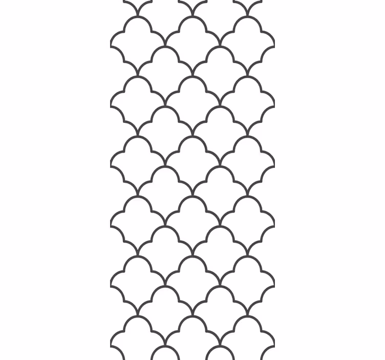 Rollo für küche im geometrischen marokkanischen design - TenStickers
