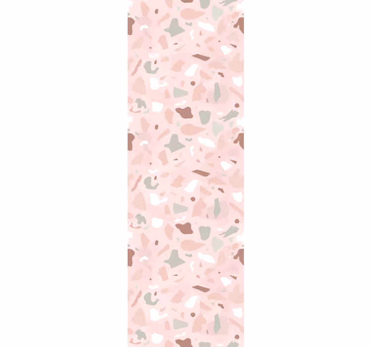 Rollo für küche im pinken terrazzo-muster - TenStickers
